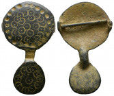 Byzantine Belt Buckle c. 7th-12th century AD.
Reference:
Condition: Very Fine



Weight: 
Diameter:
