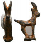 Ancient Bronze Ibex Amulet. 3rd-2nd millennium BC.
Reference:
Condition: Very Fine



Weight: 
Diameter: