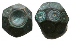 Byzantine Bronze Weight c. 7th-12th century AD.
Reference:
Condition: Very Fine



Weight: 
Diameter: