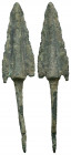Very Beautiful Ancient Bronze Arrow Heads, Ae 

Very Nicely Reserved



Weight: 
Diameter: