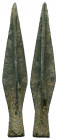 Very Beautiful Ancient Bronze Arrow Heads, Ae 

Very Nicely Reserved



Weight: 
Diameter:
