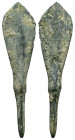 Very Beautiful Ancient Bronze Arrow Heads, Ae 

Very Nicely Reserved



Weight: 
Diameter: