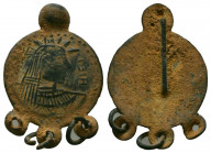 Medieval Bronze Pendant c. 12th - 16th century AD.
Reference:
Condition: Very Fine



Weight: 
Diameter: