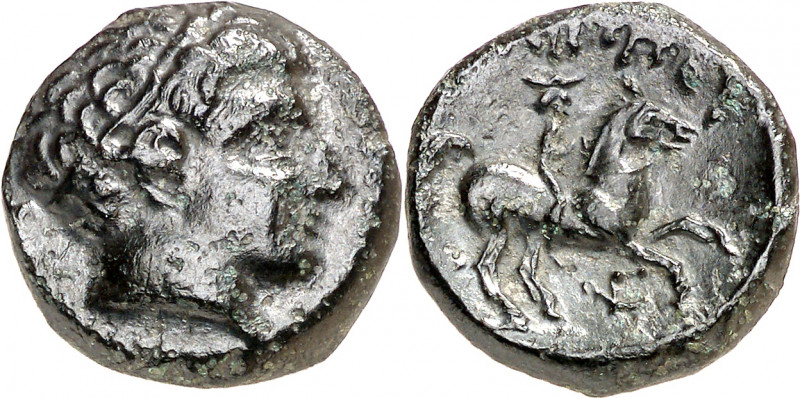 Imperio Macedonio. Filipo II (359-336 a.C.). Incierta de Macedonia. AE 17. (S. 6...