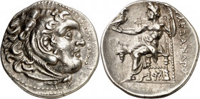 Imperio Macedonio. Alejandro III, Magno (336-323 a.C.). Chios. Dracma. (S. 6730 var) (MJP. 2316). 4,18 g. MBC+.