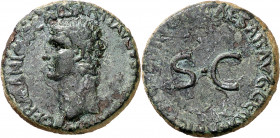 (37-38 d.C.). Germánico. As. (Spink 1821) (Co. 1) (RIC. 35, de Calígula). 10,11 g. MBC-.
