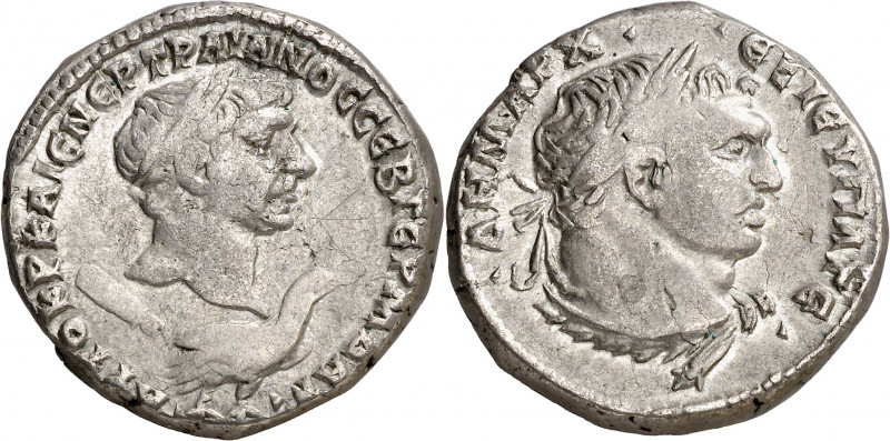 (110-111 d.C.). Trajano. Siria. Antioquía ad Orontem. Tetradracma. (S.GIC. falta...