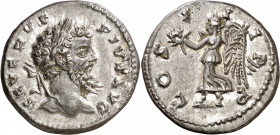 (201-210 d.C.). Septimio Severo. Denario. (Spink 6270 var) (S. 102) (RIC. 526). Bella. 3,90 g. EBC-.