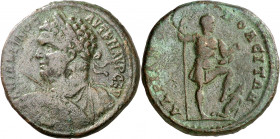 s/d. Caracalla. Tracia. Adrianopolis. AE 27. (S.GIC. 2482 var) (BMC. III, falta). 11,63 g. MBC-.