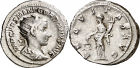 (239 d.C.) Gordiano III. Antoniniano. (Spink 8600) (S. 17) (RIC. 34). 4,84 g. MBC+.