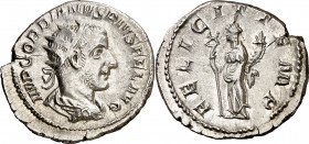 (243-244 d.C.). Gordiano III. Antoniniano. (Spink 8607) (S. 71) (RIC. 140). 3,88 g. EBC-.