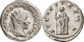 (243-244 d.C.). Gordiano III. Antoniniano. (Spink 8660) (S. 327) (RIC. 151). 3,71 g. MBC+.
