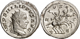 (248 d.C.). Filipo I. Antoniniano. (Spink 8976) (S. 241a) (RIC. 10). 4,07 g. EBC.