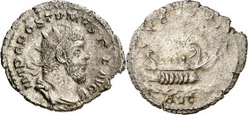 (260-265 d.C.). Póstumo. Antoniniano. (Spink 10958) (S. 167) (RIC. 73). 2,81 g. MBC+/MBC.