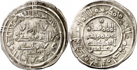 Califato. AH 392. Hixem II. Al Andalus. Dirhem. (V. 569). 3,12 g. EBC-.