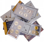 Estados Unidos. 2007 a 2016. 1 dólar. Lote de 9 sets presidenciales con 4 monedas cada uno, todas diferentes (falta el 2015). A examinar. Proof.