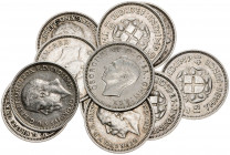 Gran Bretaña. 1931-1941. Jorge V y Jorge VI. Lote de 11 monedas de 3 peniques. A examinar. MBC-/EBC-.