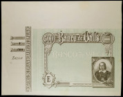 (1892). Banco de Valls. 500 pesetas. Pedro Antonio de Veciana. Serie E. Con matriz lateral izquierda y retrato, pero sin el texto del interior. Con ma...