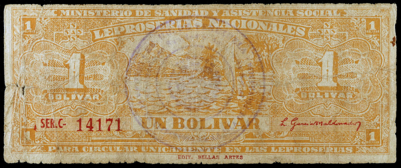 Venezuela. s/d (1940). Ministerio de Sanidad y Asistencia Social. Leproserías Na...