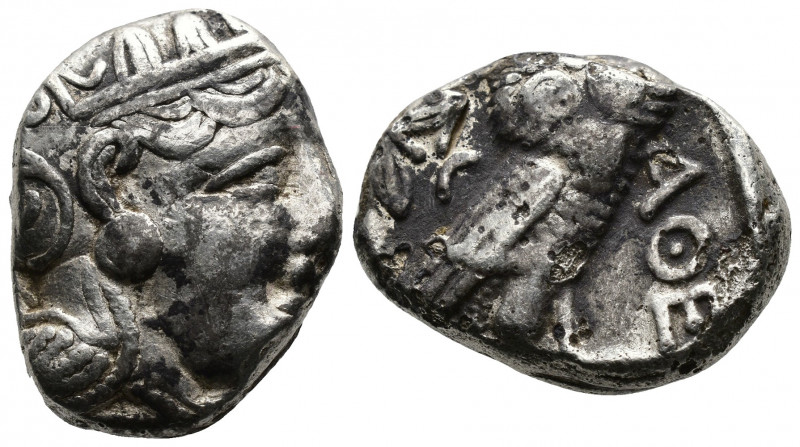 (Silver. 17.07 g. 19 mm) Attica, Athens, c. 454-404 BC. AR Tetradrachm. Possible...