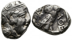 (Silver. 17.07 g. 19 mm) Attica, Athens, c. 454-404 BC. AR Tetradrachm. Possible Near east or Egypt imitation. 
Helmeted head of Athena right
Rev: O...