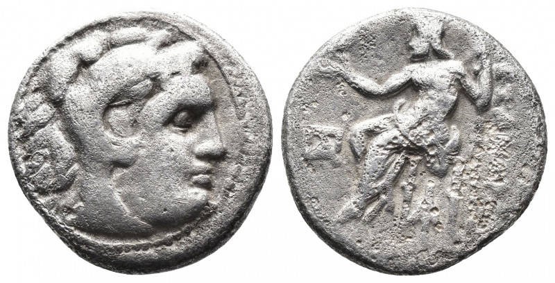 (Silver. 3.95 g. 18 mm) ) Kings of Macedon. Alexander III 'the Great' (336-323 B...