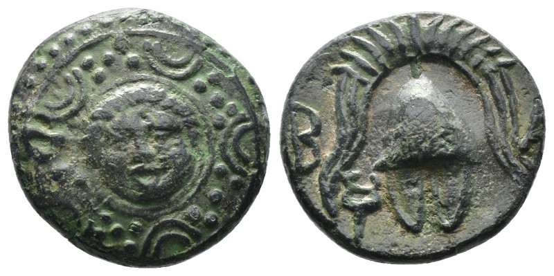 (Bronze. 3.43 g. 17 mm) Kings of Macedon. Salamis. Philip III Arrhidaeus 323-317...