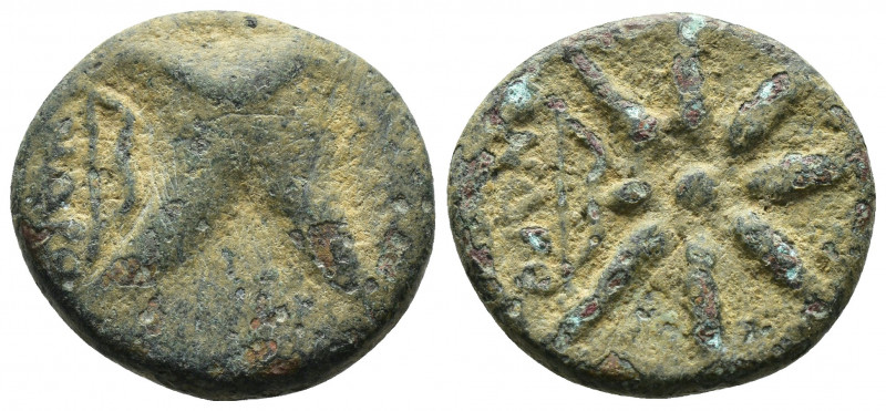 (Bronze. 5.62 g. 20 mm) PONTOS. Uncertain. Time of Mithradates VI, circa 130-100...