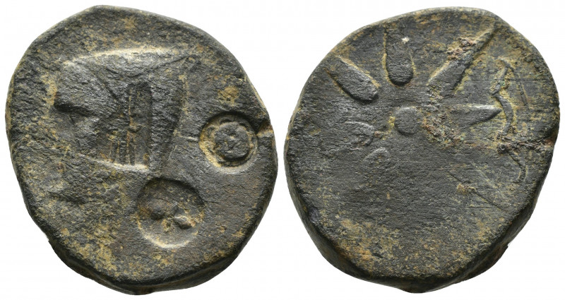 (Bronze. 20.17 g. 26 mm) Pontos. Amisos circa 130-100 BC. Time of Mithradates VI...