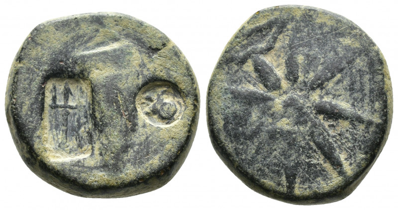 (Bronze. 10.03 g. 21 mm) PONTOS. Uncertain. Time of Mithradates VI, circa 130-10...
