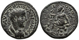 CILICIA (Bronze, 12,44g, 25mm) Flaviopolis, Valerianus I (253-260) AE , Cilicia. 
Obv. AYT K Π ΛI OYAΛEPIANOC CEB, Radiate, draped and cuirassed bust...
