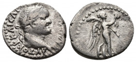 CAPPADOCIA (1,49g, 15mm) Caesaraea, Vespasian (69-79) AR Hemidrachm
Obv: ΑΥΤΟΚΡ ΚΑΙϹΑΡ ΟΥƐϹΠΑϹΙΑΝΟϹ ϹƐΒΑ - laureate head of Vespasian, right
Rev: Ni...