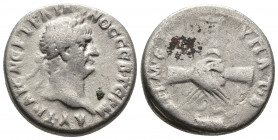 CAPPADOCIA (6,99g, 21mm) Caesaraea, Trajan (198-117) AR Didrachm, 98/9
Obv: ΑΥΤ ΚΑΙϹ ΝΕΡ ΤΡΑΙΑΝΟϹ ϹΕΒ ΓΕΡΜ - laureate head of Trajan, right.
Rev: ΔΗ...