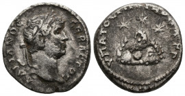 CAPPADOCIA (6,78g, 20mm) Caesaraea, Hadrian (117-138) AR Didrachm 
Obv: ΑΔΡΙΑΝΟϹ ϹΕΒΑϹΤΟϹ - laureate head of Hadrian, right
Reverse: ΥΠΑΤΟϹ Γ ΠΑΤΗΡ ...