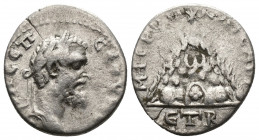 CAPPADOCIA (2,35g, 18mm) Caesaraea, Septimius Severus (193-211) AR drachm, Dated RY 2=193/4. 
Obv: AY Λ CЄΠ CЄOYHPOC - laureate head right 
Rev: MHT...