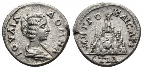 CAPPADOCIA (3,20g, 19mm) Caesarea, Julia Domna (Augusta, 193-217) AR Drachm Dated RY 14 of Septimius Severus (AD 205/6). 
IOYΛIA ΔOMNA CЄ - draped bu...