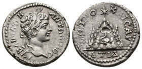 CAPPADOCIA (3,56g, 19mm) Caesarea, Caracalla (as Caesar, 196-198) AR Drachm, Dated RY 14=206. 
Obv: AY KAI M AYPH ANTΩNINOC - laureate head right 
R...