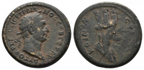 SELEUCIS & PIERIA (Bronze, 5.37g, 19mm) Antioch, Trajan (98-117). Ae. Struck in Rome for use in Syria.
Obv: ΑΥΤΟΚΡ ΚΑΙϹ ΝΕΡ ΤΡΑΙΑΝΟϹ ϹΕΒ ΓΕΡΜ - Laure...