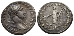 TRAJAN (98-117) AR Denarius (Silver, 3.15, 20mm) Rome, 103-111. 
Obv: IMP TRAIANO AVG GER DAC PM T R P - laureate, draped and cuirassed bust right 
...
