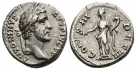 ANTONINUS PIUS (138-161) AR denarius (Silver, 3.20g, 18mm), Rome, 143-144
Obv: ANTONINVS AVG PIVS P P - Head of Antoninus Pius, laureate, right
rewe...