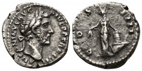 ANTONINUS PIUS (138–161) AR Denarius (Silver, 2.76g, 18mm) Rome, 153-154 
Obv: ANTONINVS AVG PIVS P P TR P XVII - Laureate head right 
Rev: COS IIII...