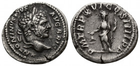 CARACALLA (198-217) AR Denarius (Silver, 3.05g, 20mm), Rome, 213. 
Obv: ANTONINVS PIVS AVG BRIT - laureate head to right 
Rev: P M TR P XVI COS IIII...