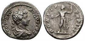 CARACALLA )198-217= AR Denarius (Silver, 3.06, 18mm) Rome, 200. 
Obv: ANTONINVS AVGVSTVS - Laureate and draped bust of Caracalla to right. 
Rev: PON...