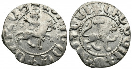 ARMENIA (Silver, 2.52g, 20mm) Cilician Armenia, Levon III (1301-1307), AR Tavorkin 
Obv: Levon on horseback right, wearing crown with pendilia, holdi...