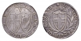 GREAT BRITAIN. Commonwealth (republic), 1649-60. Crown 1653, London. 30.3 g. ESC-6; S-3214 . 1653 was a tumultuous year in the Commonwealth of England...