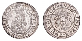 SWEDEN. Gustav Vasa, 1523-60. 1/2 Mark 1560, Stockholm. 5.82 g. Ahlstrom 133b. Gustav Vasa is known as the country father of Sweden and 'Modern time' ...