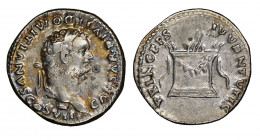 Domitian, as Caesar
Denarius, 81-96, AG 3.39 g. 
Avers : CAESAR DIVI F DOMITIANVS COS VII
Revers : PRINCEPS IVVENTVTIS 
Ref : RIC 266 (Titus)
NGC Choi...