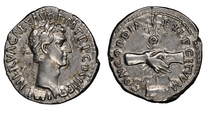 Nerva 96-98
Denarius, AD 96, Rome, AG 3.40 g.
Avers : IMP NERVA CAES AVG P M TR ...