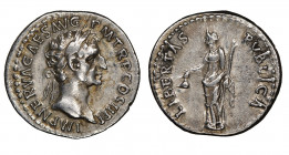 Nerva 96-98
Denarius, AD 96, Rome, AG 3.39 g.
Ref : RIC 31
NGC Choice XF 5/5, 3/5 brushed