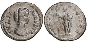 Julia Domna 
Denarius, 196-211, Rome, AG 3.25 g. 
Ref : RIC 574 (Septimius)
NGC Choice VF 5/5, 3/5